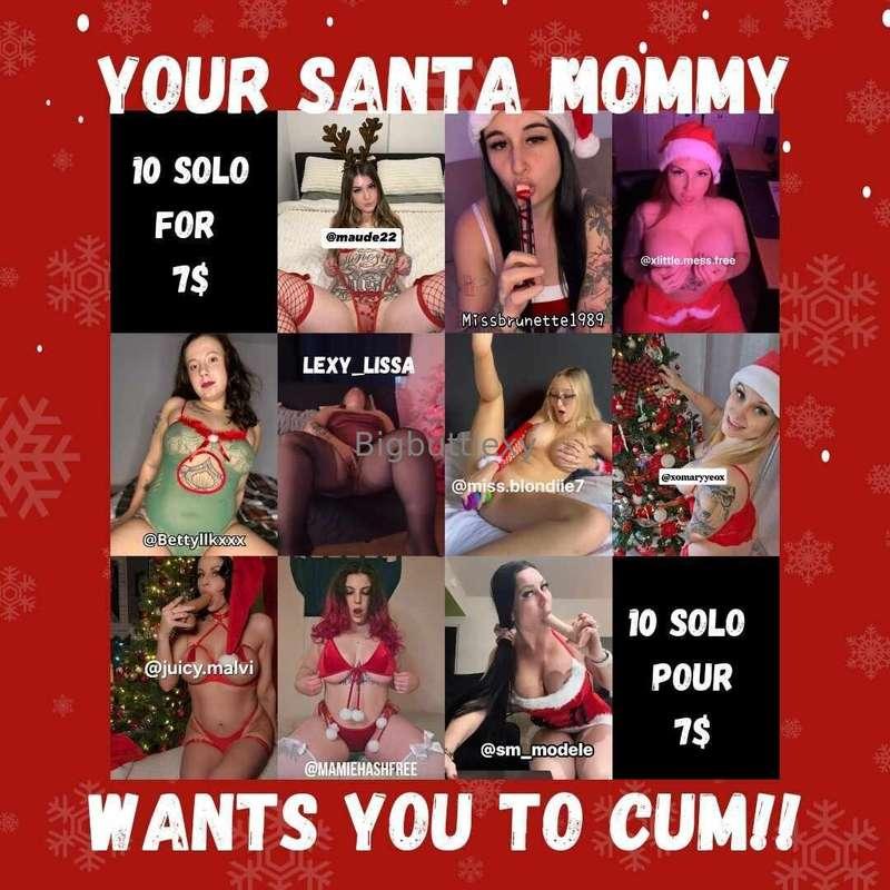 10 Santa Mommy ready to make you milk your cock until your l..