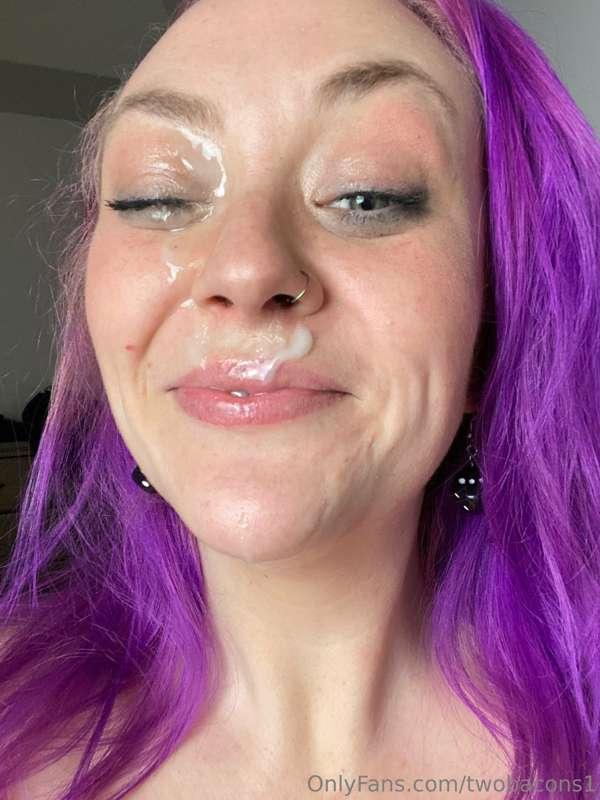 Do you like me covered in cum? 💦🤭