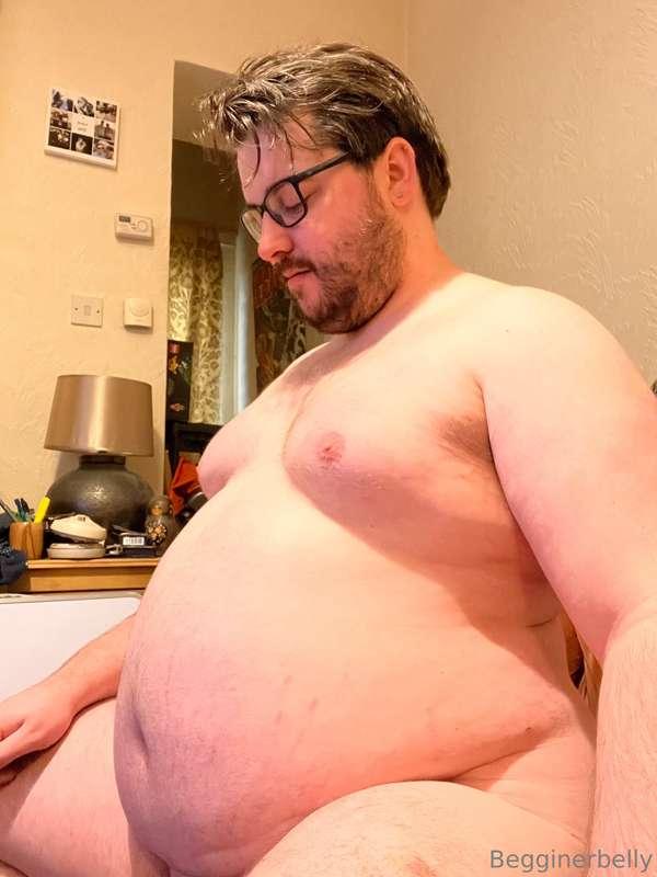 Pizza, 300ml double cream, 4 donuts, a bag of sweets and som..