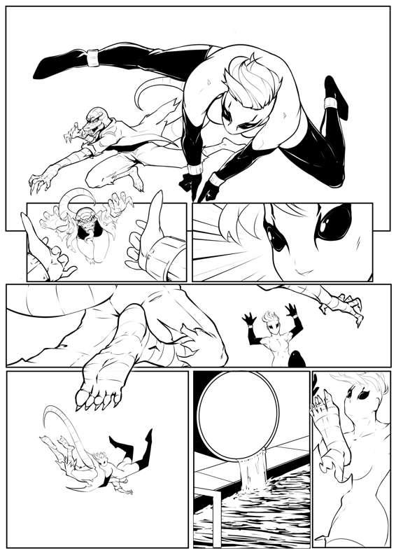 Lady Spider vs Liza(WIP) Comics