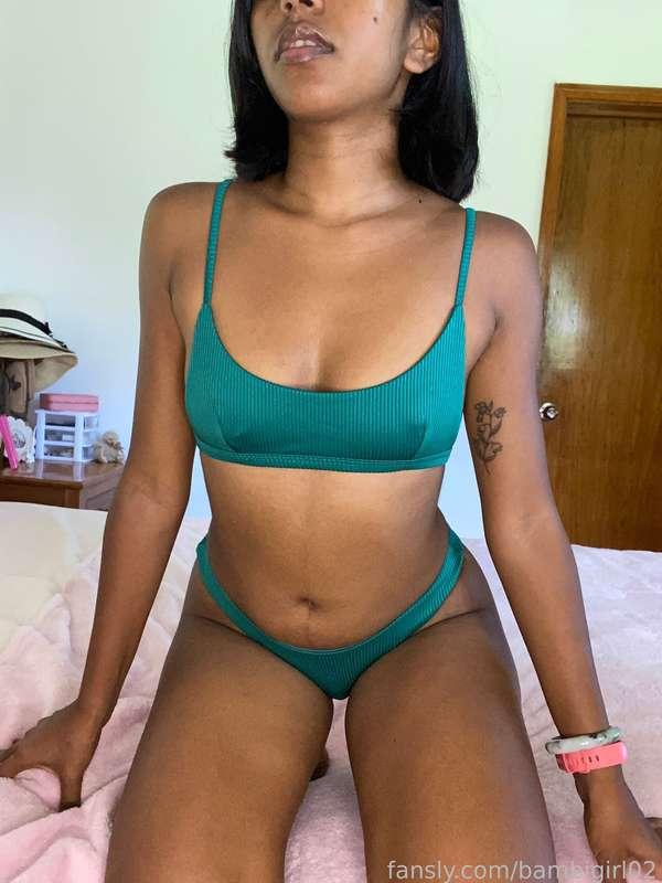 My favorite bikini 💚
I like it because of the cheeky back 😛

#indian #desi #asian #brown #browngirl #petite #tiny #short #small #young #cute #smalltits #smallboobs #tits #boobs #nude #naked #free #lingerie #foryou #fyp #sexy #young #ass #butt #pussy #vagina #student #collegestudent #collegegirl #sugarbaby #babe #princess #slut #spicy #spicygirl #indiangirl #bikini #thongs #thongs #swimsuit 
