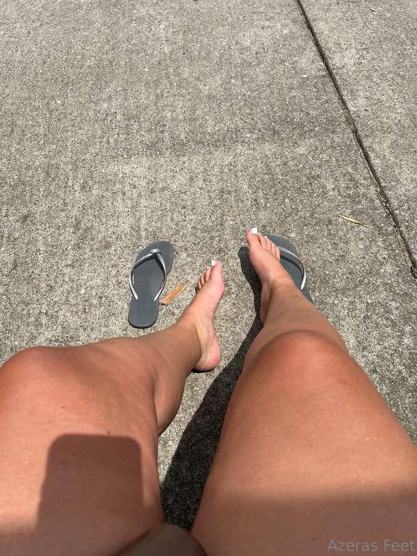 your goddess demands you to care for her feet in the form of..