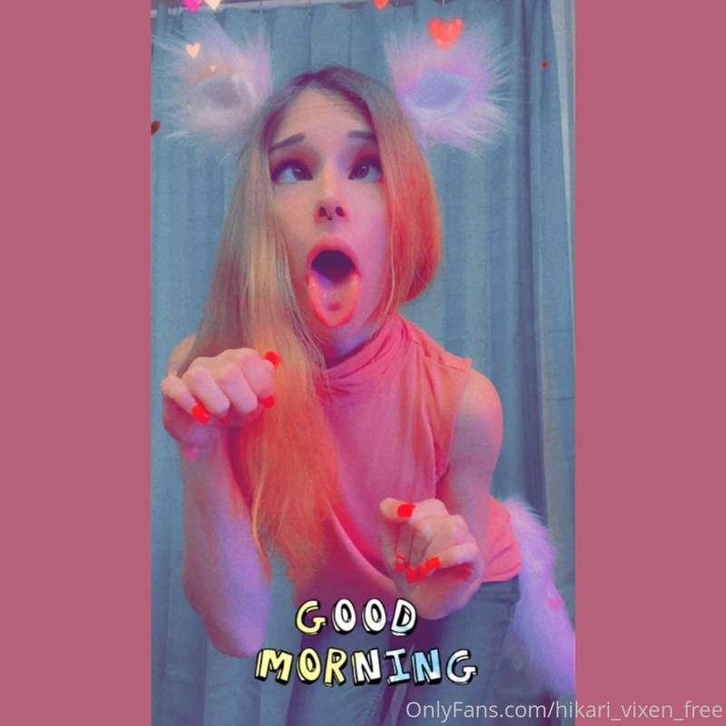 Also, good morning my foxcie loves ^-^