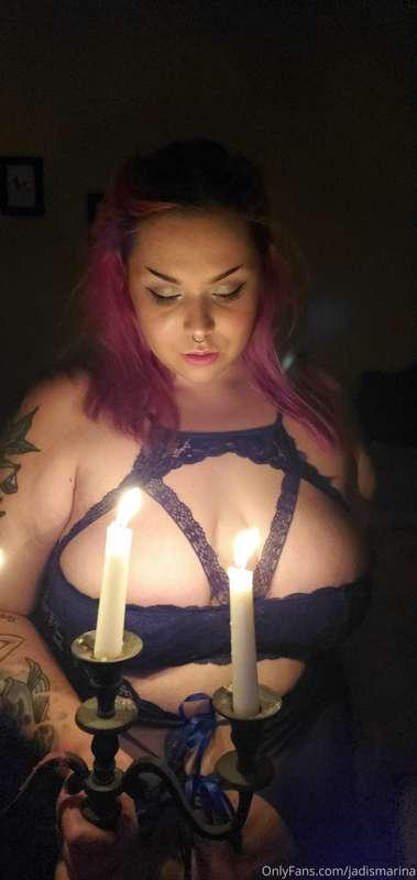 Blow out these candles and enjoy the dark with me 😏