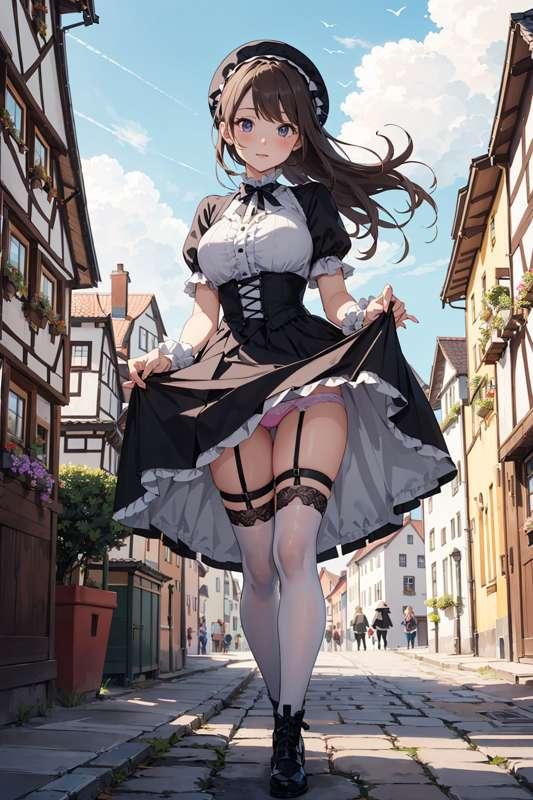 lift up skirt