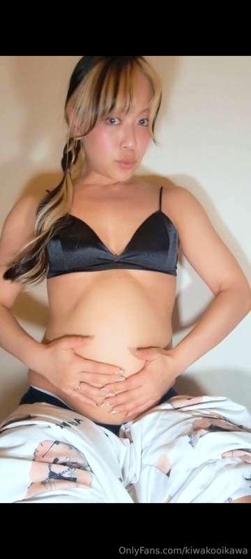 Once distended, my stomach is returned to its original flat ..