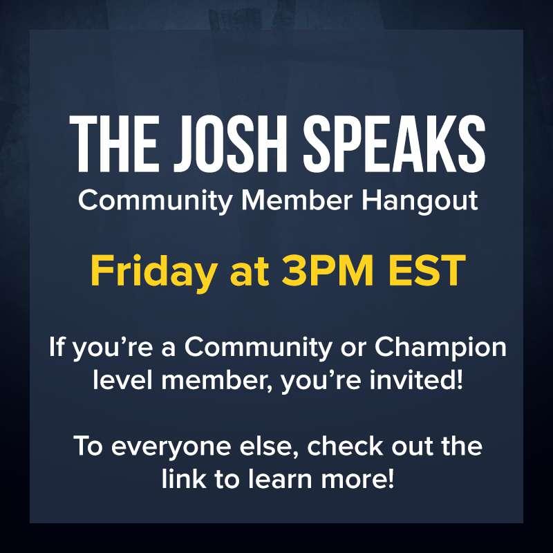 Join our December 18th Community Hangout this Friday at 3PM EST!