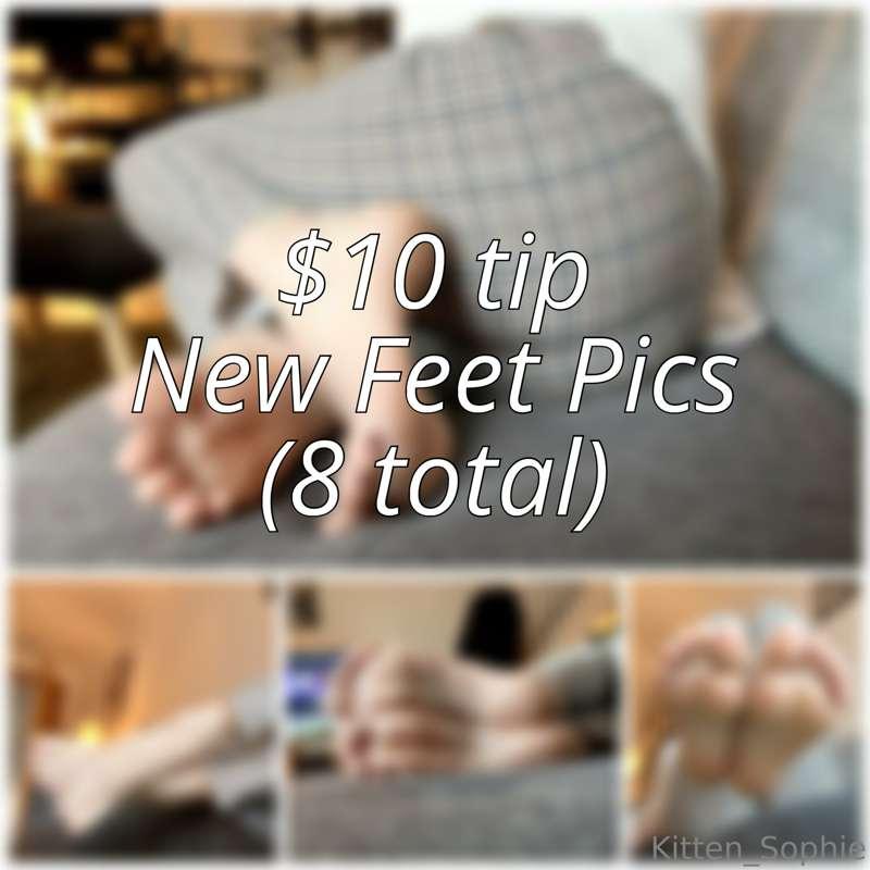 🦶🏻 NEW Feet Pics 🦶🏻 tip $10 to have them sent to you!
Should..