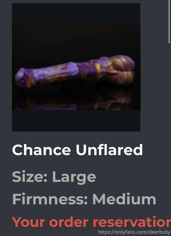 I was FINALLY able to order a L chance after months of not f..
