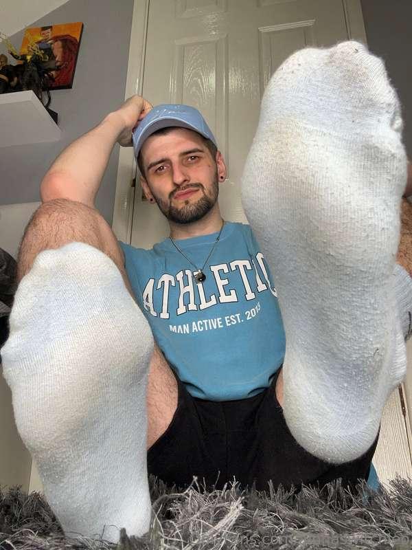 I want you to sniff my sweaty whites socks then put them in ..