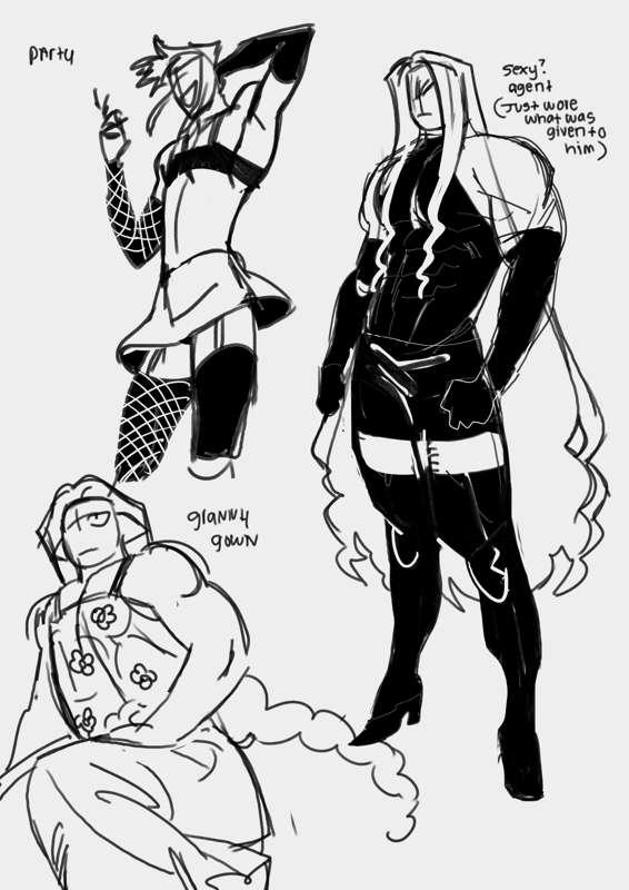divinity : dressed up sketches 