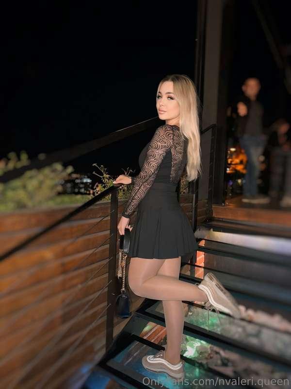 Sometimes, a little black dress and comfy sneakers are all y..