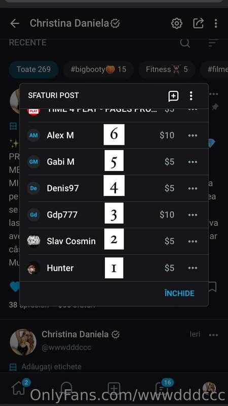 Vreau sa mulțumesc tuturor participanților la concurs! 💋 Câș..