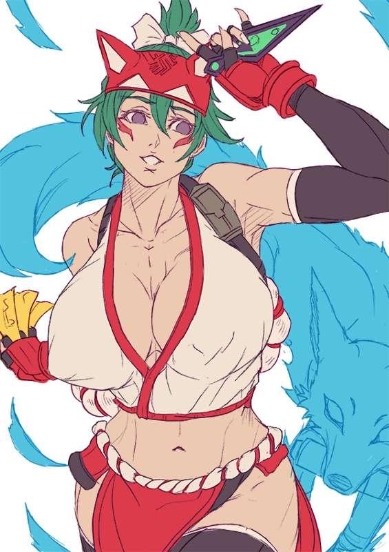 OVERWATCH WAIFU : Kiriko up size ! [Sketch/ SFW]