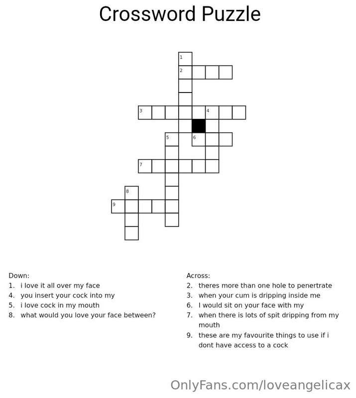 Fancie a go at my NEW GAME? 🙈

I created a ***Cross-word puz..