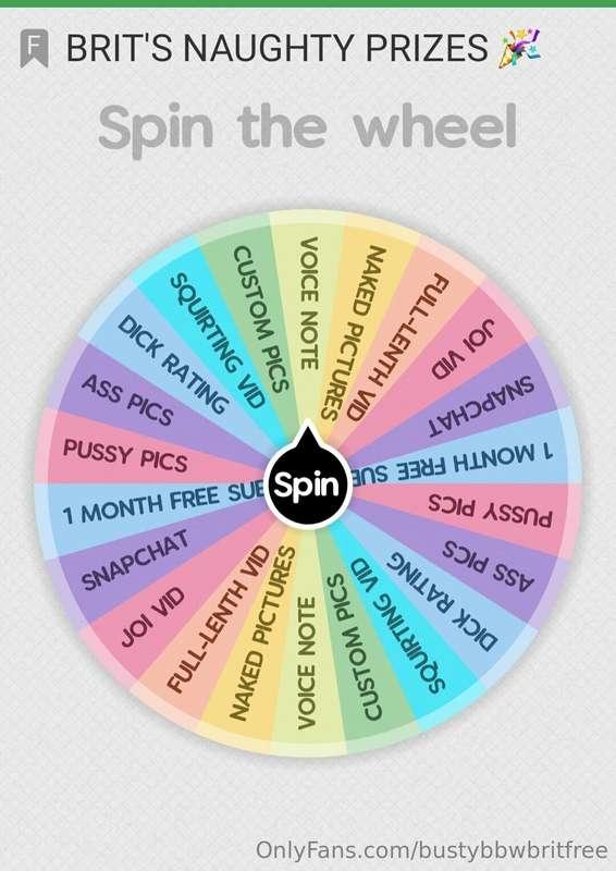 ***Spin the wheel and win!*** I’ll screen record the wheel s..