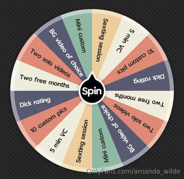 ***Brand new SPIN THE WHEEL!***  Try your luck and win all s..