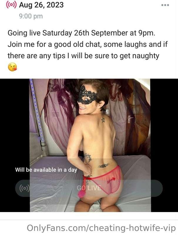 Will be going live on the free page tomorrow night at 9pm 
@..