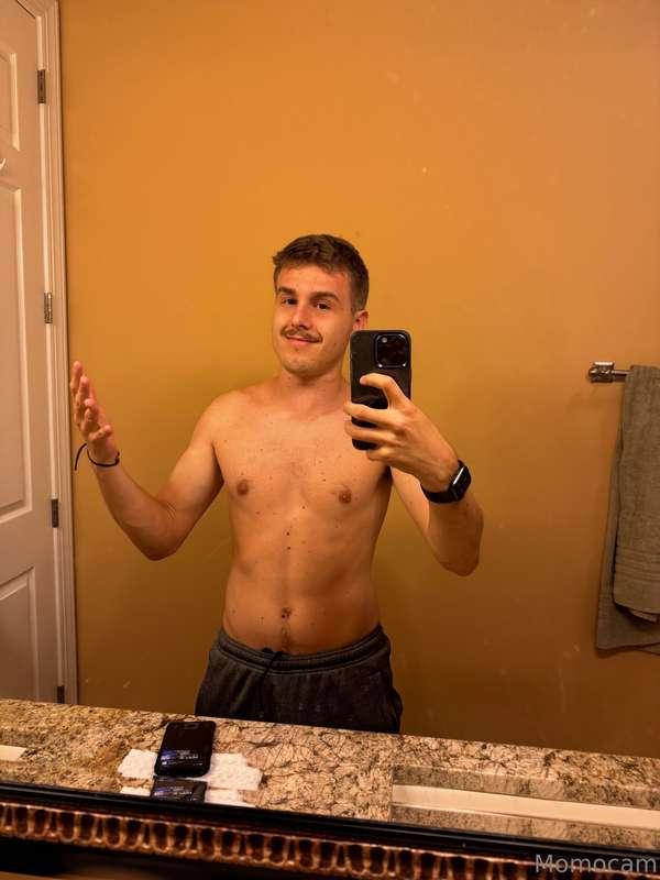 Took about 6 months off from working out... so here I am.. b..