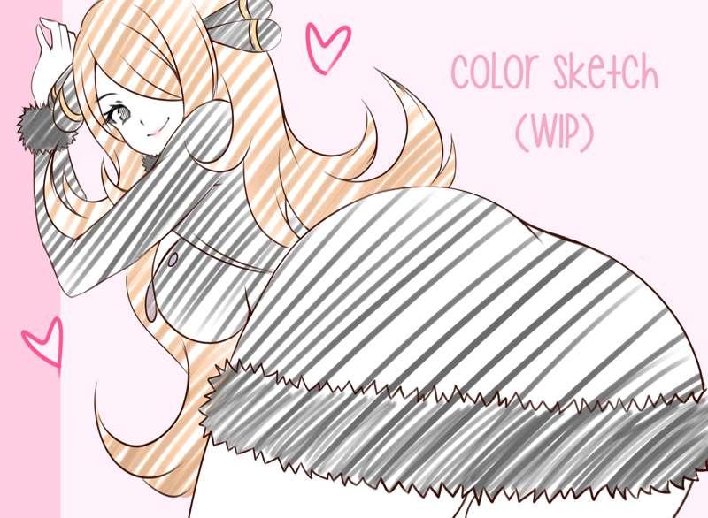 Cynthia～ Color Sketch (WIP)