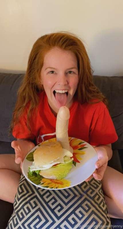 My man made me a Cock meat sandwich with biggie 8 incher ❤️😭..