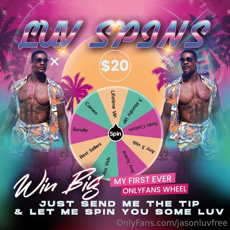 LUV SPINS ARE NOW LIVE!YO. Just to let you know I am running..