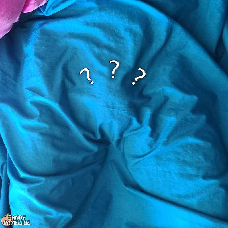 What do you think is under my sheet?? 🤔 Find out on @candyca..