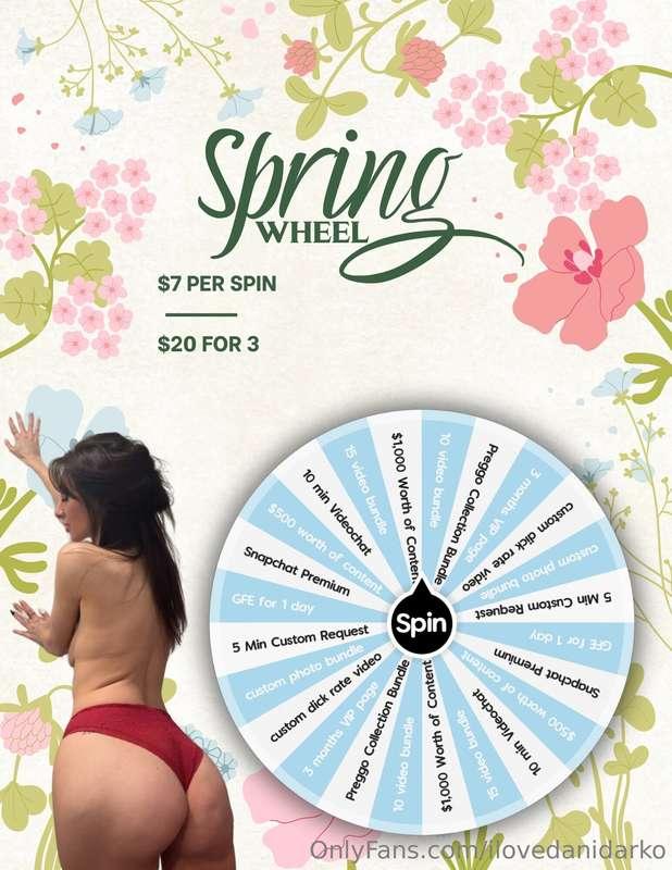 $7/spin ORRR $20/3 spins 🥰