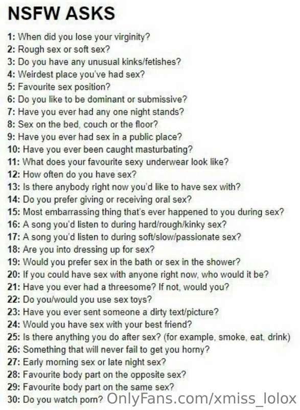 Pick a number (or numbers!) for me to answer for you all bel..