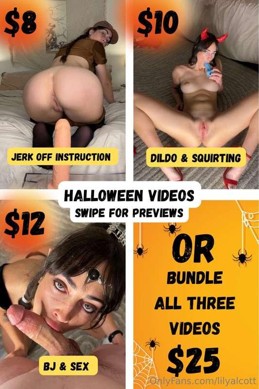 🎃 ***HALLOWEEN VIDEOS*** 🎃
Read below for video descriptions..