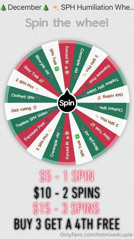 🎄Special 🎅🏻December🎅🏻 SPH Spin wheel!!!! Tip on the campaign..