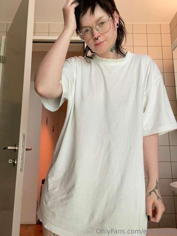 just wearing a big shirt to be at service all time as your f..