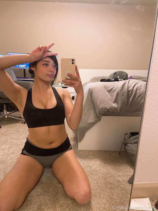 Got a lot of work out clothes for someone that doesn’t work ..
