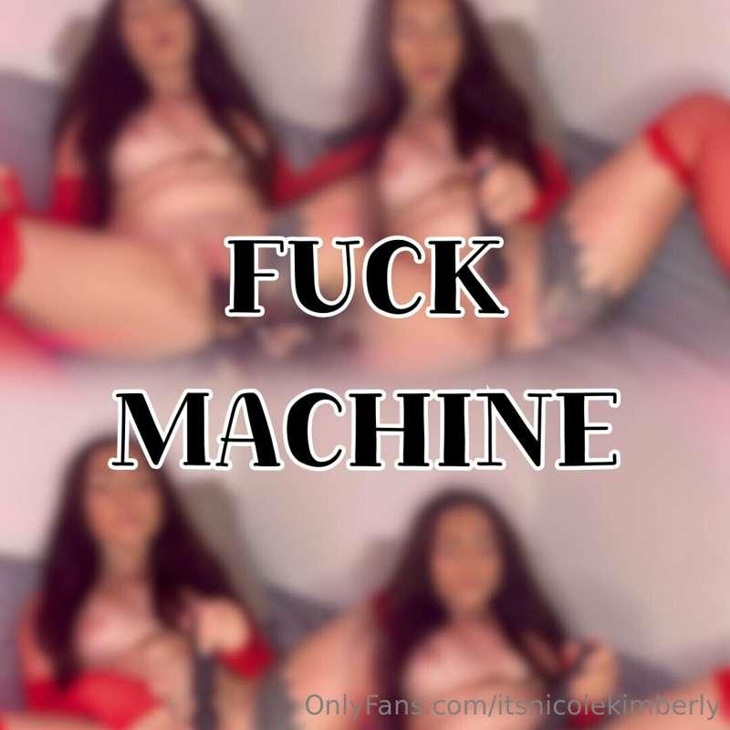 I bought myself a fuck machine, absolute night mare receivin..