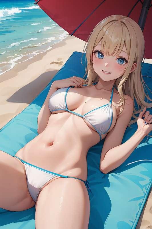 At the Beach 001