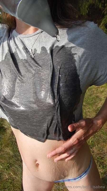 Hot days are coming, so I need to cool down a bit 😉😈