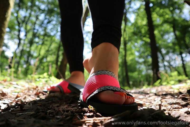 Sunday walks and then morning coffee with your girl Footsie ..