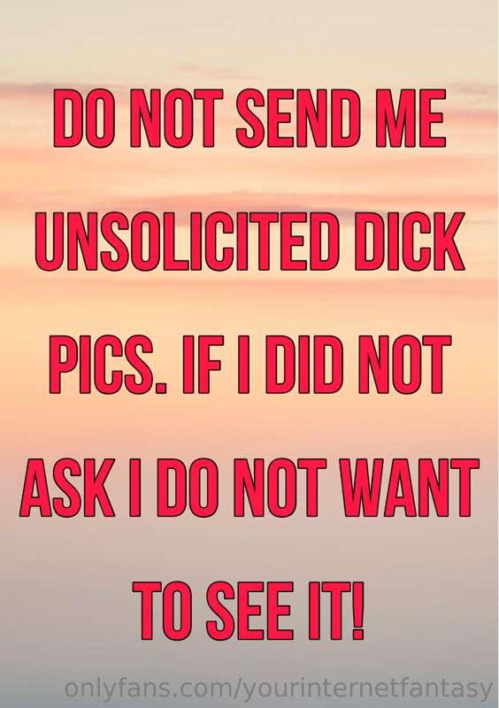 ## I will block/restrict you from messaging me.