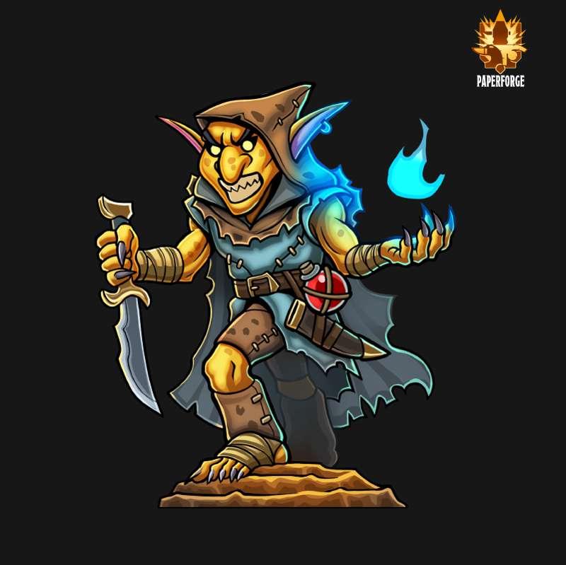 Goblin Sorcerer base color preview