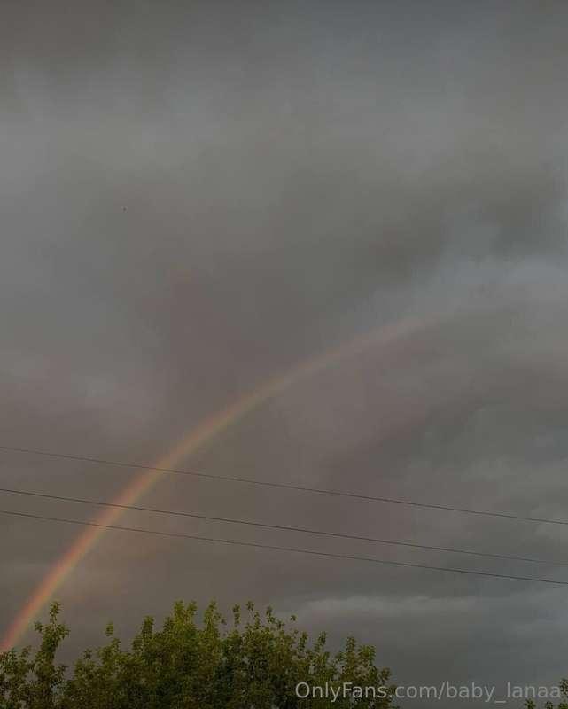 After the rain comes the magic 🌈Nature always reminds me: ev..