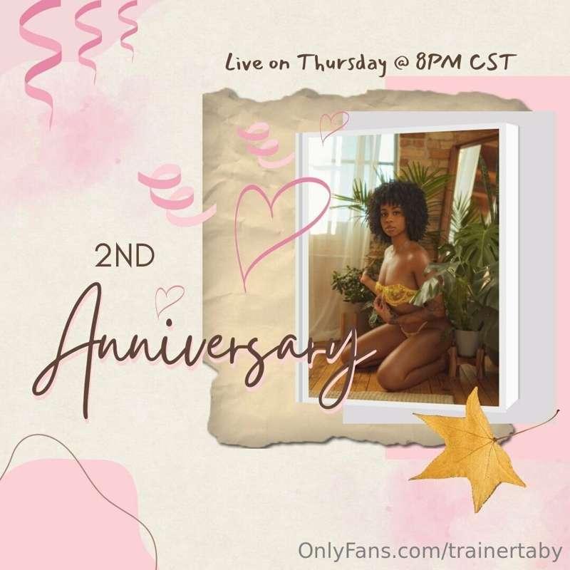 Join me tomorrow night and help me celebrate! 🥳🎉