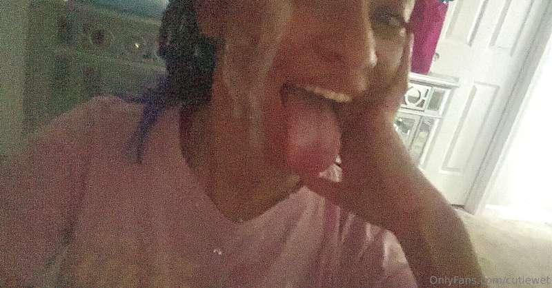 FACIAL no filter BARE FACE 😍 LOT OF NUT 🍥💦💦💦 ( p.s will use ..
