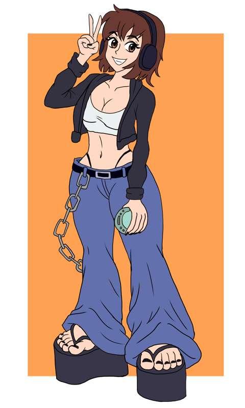 OC girl [Commission][lineart and colors]