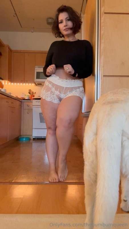 should I slip out of these lace panties for you?