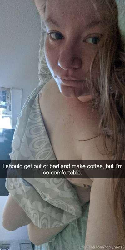 I really didn't want to get out of bed this morning, but I d..