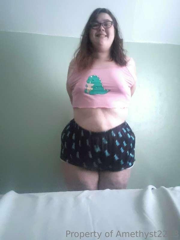 Just hanging out in my dino jammy set this one has a bunch o..