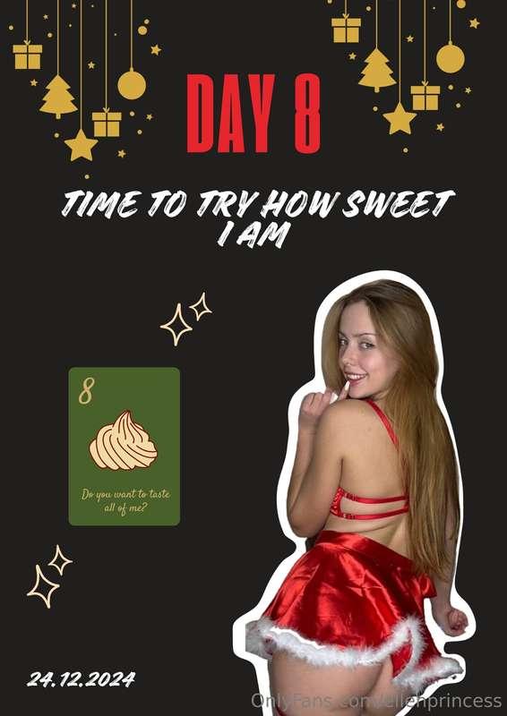 It's the EIGHTH day of our Advent season! and I think it's t..
