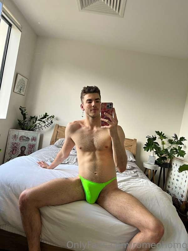 Is my boner obvious in this thong?