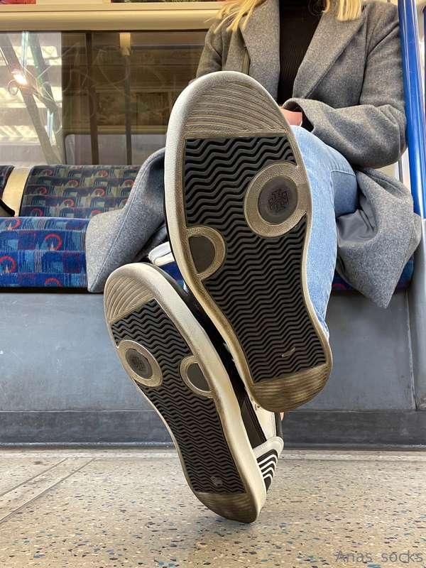 I was too busy taking my socks off on the train that I didn’..
