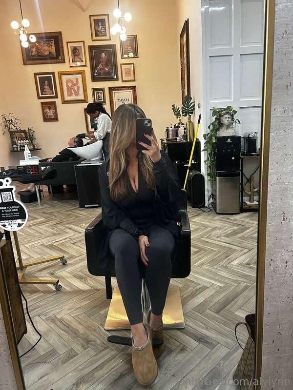 little blow out 😘